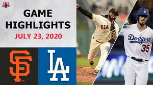 Dodgers vs giants prediction & pick. San Francisco Giants Vs Los Angeles Dodgers Highlights July 23 2020 Opening Night Youtube