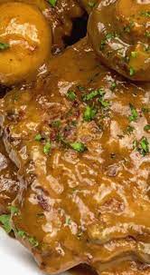 Slow Cooker Cube Steak Cube Steak Recipes Salisbury Steak Recipes Crockpot Recipes Slow Cooker