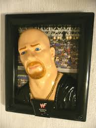 MGA SPORTS WWF WALL TALKER STONE COLD STEVE AUSTIN-UNDERTAKER TALKING 3D  PICTURE