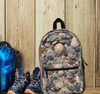 Lake Shore Backpack - Nature Lover Hiking Bag, Outdoor Adventure Rucksack,  Beach Vacation Knapsack, Travel Daypack, Bookbag