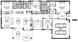Large single story floor plans offer space for families and entertainment; Luxury Floor Plans Designs Englehart Homes House Plans 5083