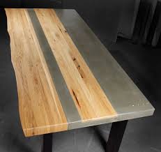 Concrete Wood Steel Dining Kitchen Table Etsy Dining Table In Kitchen Concrete Wood Concrete Furniture