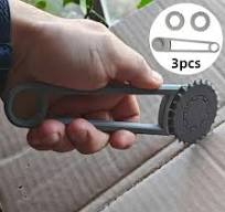 1pc Manual Handheld Cardboard Punch Tool with Adjustable Steel Roller -  Gray Hole Puncher, Suitable for DIY Crafts, Art Projects, Card Making, and  Car
