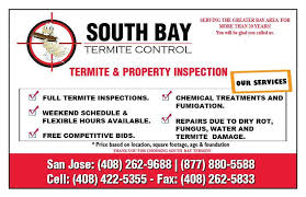 Find opening hours and closing hours from the pest control category in san jose, ca and other contact details such as address, phone number, website. South Bay Termite Control Home Facebook
