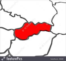Signs And Info 3d Map Slovakia Europe Map Continent Stock Illustration I3904889 At Featurepics