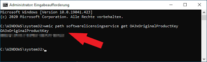 The product key that you get with your version certifies that your copy was not acquired by violating microsoft's copyrights. Windows 10 Key Auslesen So Einfach Funktioniert Es Windows 10 Faq