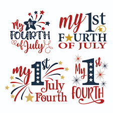 Download My 1st Fourth Of July Cuttable Design