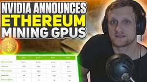 The company initially launched its cmp (cryptocurrency mining processors) as a. Nvidia Cmp Hx Ethereum Mining Gpus 2021 Youtube