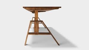 Beautiful, genuine solid wood desktop. Atelier Desk Height Adjustable And Made Of Solid Wood Team 7