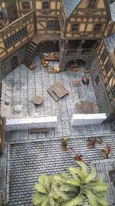 Providence Medieval City Port Miniature By Chris Da Silva Minecraft Medieval Fantasy Castle Fantasy City