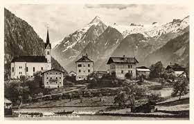 postkarte von 1938 kaprun mit blick auf kitzsteinhorn sommerfrische kaprun postkarten
