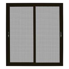 Installs without tools on french or sliding doors. Unique Home Designs 72 In X 80 In Bronze Sliding Ultimate Security Patio Screen Door With Meshtec Screen 5v0000kl0bz00p The Home Depot