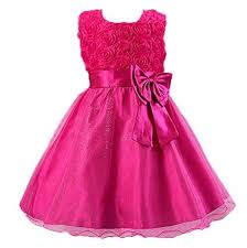 Kids Bridesmaid Wedding Flower Dress 2 8 Years 5 Hot Pink Bhl Http Www Amazon Com Dp B00xtgrt24 Ref C Flower Girl Dresses Dresses Pink Flower Girl Dresses