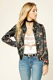 29 Astonishing Bomber Jacket Outfit Ideas Mco Floral Leather Jacket Fashion Summer Outfits Women
