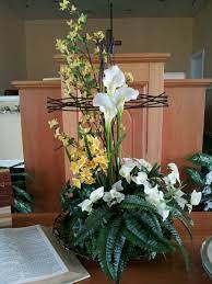 Donation forms for these occasions will be. Flowers For Church At Easter Easter Flower Arrangements Church Flower Arrangements Easter Floral Arrangement