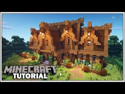 Place blocks down on top of each other to make walls. Minecraft Large Nordic House Tutorial How To Build Youtube