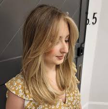 70s shag cut with balayage and face framing highlights 💕💋