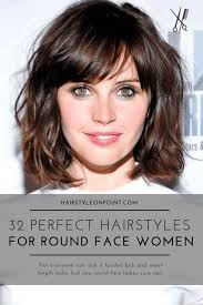 32 Perfect Hairstyles For Round Face Women In 2020 Haircuts For Round Face Shape Hairstyles For Round Faces Round Face Haircuts