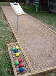 Building a bocce ball court is a great way to use unused space. Build An Outdoor Bocce Court Hgtv