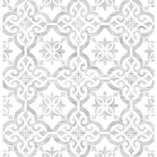 Check spelling or type a new query. Lillian August Porto Tile Harbor Mist Geometric Vinyl Peel Stick Wallpaper Roll Covers 40 5 Sq Ft Ln21205 The Home Depot