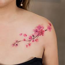 This is the one of nature's stunning display of beauty that girls may fell in love. 23 Flower Tattoos Designs And Meanings For Your Inspo Cherry Blossom Tattoo Shoulder Blossom Tattoo Cherry Blossom Tattoo