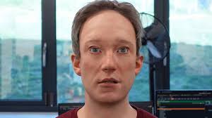 Tom Scott Meets a Humanoid Robot Double Made of Himself That Does  Advertisements in His Place