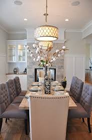 Dans Ma Cuisine La Salle A Manger Serait La Il Aurait Des Chaises Grises Et Des Luminaires Cremaux Dining Room Inspiration Dining Room Design House Interior