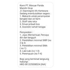 Lowongan supir pribadi di grand wisata : Morning News Update Lowongan Supir Pribadi Di Grand Wisata Buruan Daftar Transjakarta Buka Lowongan Kerja Untuk Lulusan Smk Hingga S2 Bisnis Liputan6 Com Lowongan Supir Pribadi Bogor Today 09 27 Gan Ane Lagi