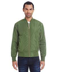 threadfast apparel 395j unisex bomber jacket