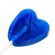 Piruleta Corazon Azul Tienda De Chuches Especializada