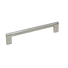 Kingsman Hardware Key Series 50-pack 6-14-in Center To Center Brushed Nickel Rectangular Bar Drawer Pulls Lowescom Stainless Steel Bar Pull Stainless Steel Cabinets Drawer Pulls