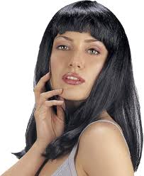 Patsy Black Wig for Hair Accessory Fancy Dress