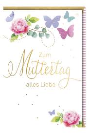 So bastelt ihr tolle muttertagskarten, beschreibung auf dem blog: Muttertagskarte Rosenbluten Schmetterlinge