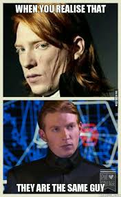 Bill Weasley And General Hux Harry Potter General Hux Funny Star Wars Memes