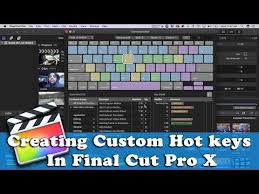 Creating Custom Keyboard Shortcut For Final Cut Pro X