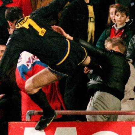 On this day 30 years ago Eric Cantona stunned the football world by launching a karate kick at a Crystal Palace fan during a match