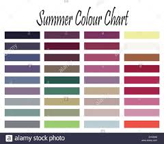 color chart for summer type woman for clothes and makeup