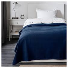 Indira Bedspread Dark Blue 59x98 Ikea Ikea Bedspreads Bed Spreads Bed