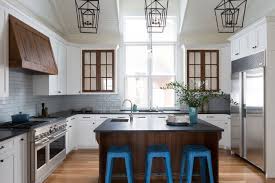 Slate grey 1942mm x 400mm x 575mm ready assembled handleless larder tower cabinet. A Berkshires Kitchen Makeover Melds Modern And Rustic The Boston Globe