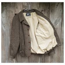 Vestes utilitaires, bombers les manteaux et vestes de la maison burberry font peau neuve, de la doudoune à la parka. Vestes Blousons Burberry Blouson Homme Burberry Vintage Fifties T M Tweed Marron Ref 208180 Joli Closet
