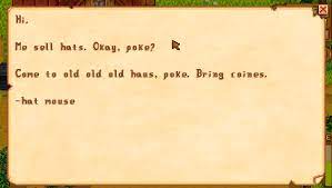 A Petition For The Hat Mouse To Have His Own Stall At The Night Market Stardewvalley