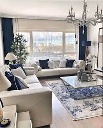 Pin By Amalia On Deco Luxury Living Room Living Room Design Decor Blue Living Room Decor