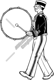 Marching Band Drummer Clipart And Vectorart Sports Marching Band Vectorart And Clipartimages For Sale Eps Jpg Png Formats Inc Clip Art Marching Band Band