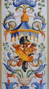 Basilica, liturgie 1140 nc 800 vc dorisch ionisch korintisch artemis tempel vroege en Groteque Wall Panel Nims Barok Kunst