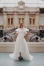 The Art Of Loving Alena Leena In 2020 Short Wedding Dress Rose Gown Bridal Designs