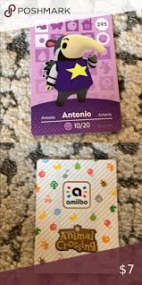 Antonio Amibo Card For Animal Crossing Animal Crossing Animals Cards