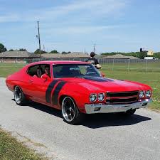 1970 Chevelle Ss Red And Black Pin On Sick