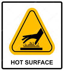 Do Not Touch Hot Surface Danger Signs Illustration Vector Vector Image By C Merly69 Vector Stock 126208956