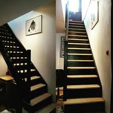 Peinture Escalier Noir Repeindre Escalier Peinture Escalier Escaliers Noirs