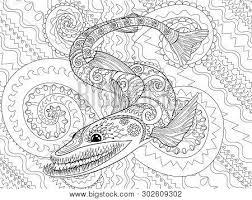 Tips on using the scary fish coloring printable. Creepy Fish Anti Vector Photo Free Trial Bigstock